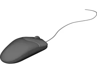 Optical Mouse 3D Model