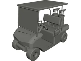 Golf Cart 3D Model