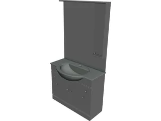 Bath Furniture 3D Model