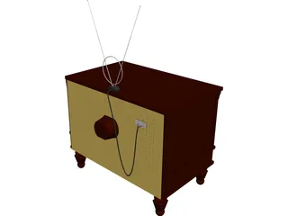 Television 3D Model