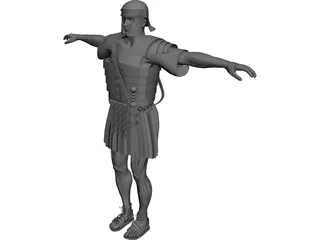 Roman Soldier 3D Model