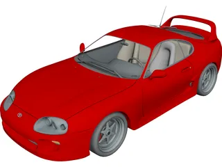 Toyota Supra 3D Model