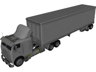 Freightliner 3D Model 3D Preview