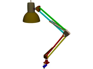 Lamp Gooseneck 3D Model