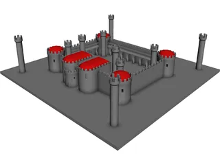 Fortress 3D Model