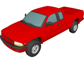 Dodge Dakota Sport (1999) 3D Model