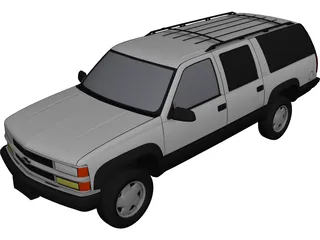 Chevrolet Suburban (1999) 3D Model