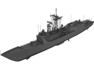 FFG-58 Samuel Roberts 3D Model