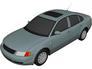 Volkswagen Passat (1999) 3D Model