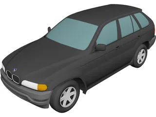 BMW X5 (1999) 3D Model 3D Preview