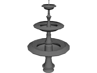 Fountain 3D Model