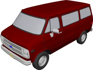 Chevrolet Van (1985) 3D Model