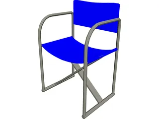 Chair Folding 3D Model