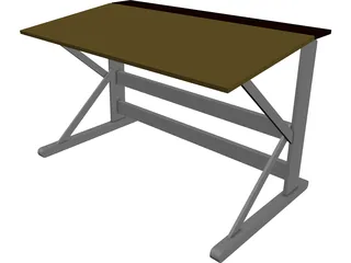 Desk 3D Model