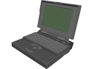 Computer Laptop 3D Model 3D Preview
