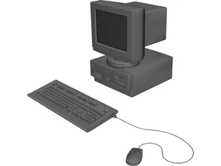 Computer Personal 3D Model 3D Preview