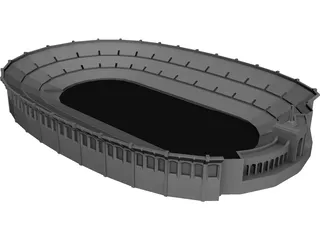 Coliseum Los Angeles 3D Model 3D Preview