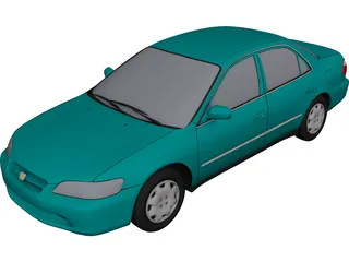 Honda Accord (1998) 3D Model 3D Preview