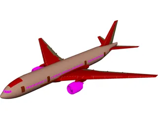 Boeing 777 3D Model