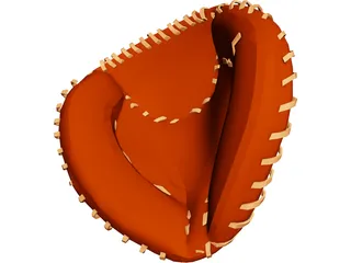 Baseball Catchers Mitt 3D Model