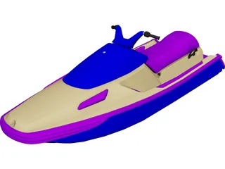 Personal Watercraft 3D Model