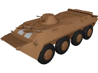 BTR-70 3D Model