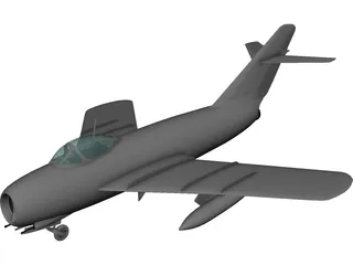 MiG-17 3D Model