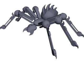 Robot Spider 3D Model