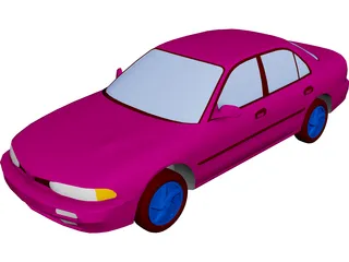 Mitsubishi Galant 3D Model