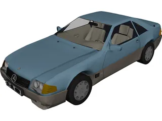 Mercedes-Benz 600 SL 3D Model