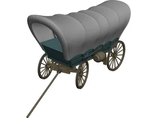 Conestoga Coach 3D Model