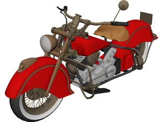 Indian Chief 348 3D Model