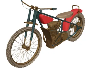 Jawa 500 PT 3D Model