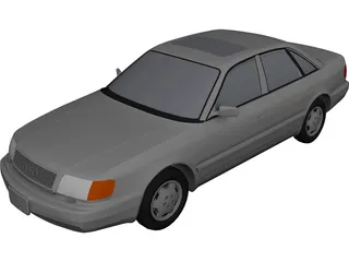 Audi 100 V8 (1993) 3D Model