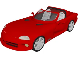 Dodge Viper Concept 3D Model 3D Preview