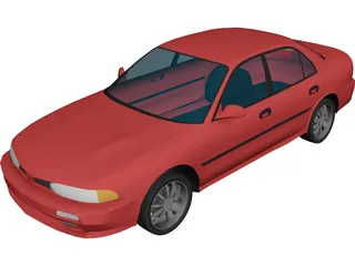 Mitsubishi Galant 3D Model