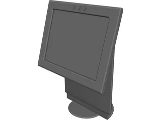Monitor LCD 3D Model 3D Preview