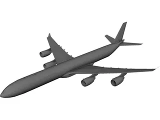 Airbus A340-600 3D Model