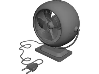 Portable Fan 3D Model