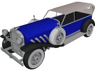 Duesenberg 3D Model