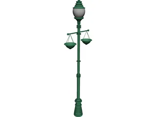 Street Lamp 3D Model