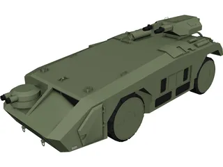 M577 APC 2A 3D Model