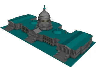 US Capitol Building 3D Model