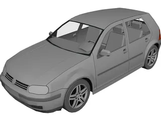 Volkswagen Golf 5 GTI Free 3D Model - 3DCADBrowser