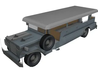 Jeep Catafalque 3D Model