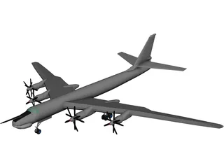 Tupolev Tu-95 Bear 3D Model