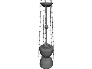 Turkish Hanging Lamp 3D Model