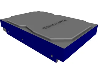 Hard Disk CAD 3D Model