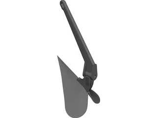 Anchor Plow 750 lb 3D Model