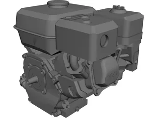 Honda GX160 Engine CAD 3D Model